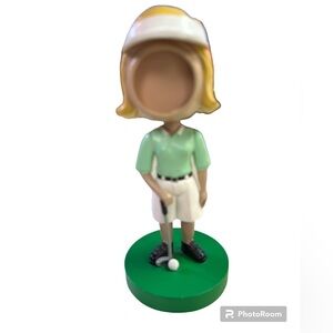 Pro Specialties Group Customizable Female Golfer Bobblehead Figurine Preowned